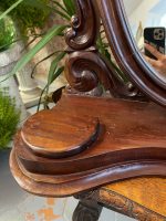 Mahogni speilbord med smykkeskrin – Louis Philippe-stil - Bilde 12