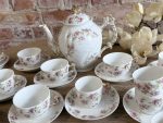 Antīka porcelāna tējas un kafijas servīze 16 personām ar divu veidu tasītēm (Antiquarian Porcelain Tea & Coffee Service for 16 Persons) (5603) - Image 7