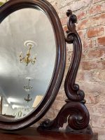 Mahogni speilbord med smykkeskrin – Louis Philippe-stil - Bilde 5
