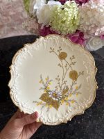 apgleznots "Limoge" porcelāna šķīvis, neliela izmēra (7189)