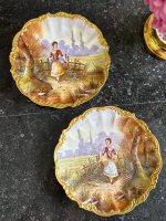 2gab apgleznoti "Limoge" porcelāna šķīvji, neliela izmēra (7179) - Image 2