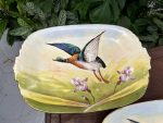 Liela Izmēra Porcelāna, Šķīvji/Paplātes ar Putniem (4220) - Image 7