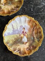 2gab apgleznoti "Limoge" porcelāna šķīvji, neliela izmēra (7179) - Image 3