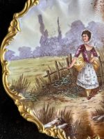 2gab apgleznoti "Limoge" porcelāna šķīvji, neliela izmēra (7179) - Image 4