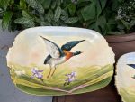 Liela Izmēra Porcelāna, Šķīvji/Paplātes ar Putniem (4220) - Image 5