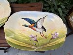 Liela Izmēra Porcelāna, Šķīvji/Paplātes ar Putniem (4220) - Image 4
