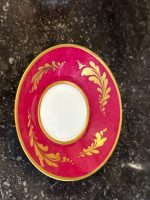 izsmalcināta porcelāna krūzīte un apakštasīte (6884) - Image 6