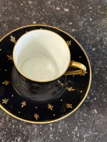 izsmalcināta porcelāna krūzīte un apakštasīte (6885) - Image 4