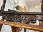 Carved Oak Wall Mirror – Baroque Style (Large Antique Carved Oak Wall Mirror in Baroque Style) (4597) - Image 14