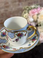 izsmalcināta porcelāna krūzīte un apakštasīte (6888) - Image 3