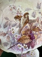 Skaisti, lieli Porcelāna "Limoge" šķīvji ar putnu gleznojumu (2643) - Image 4