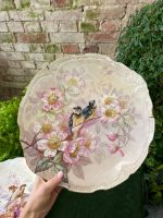 Skaisti, lieli Porcelāna "Limoge" šķīvji ar putnu gleznojumu (2643) - Image 6