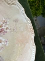 Skaisti, lieli Porcelāna "Limoge" šķīvji ar putnu gleznojumu (2643) - Image 9