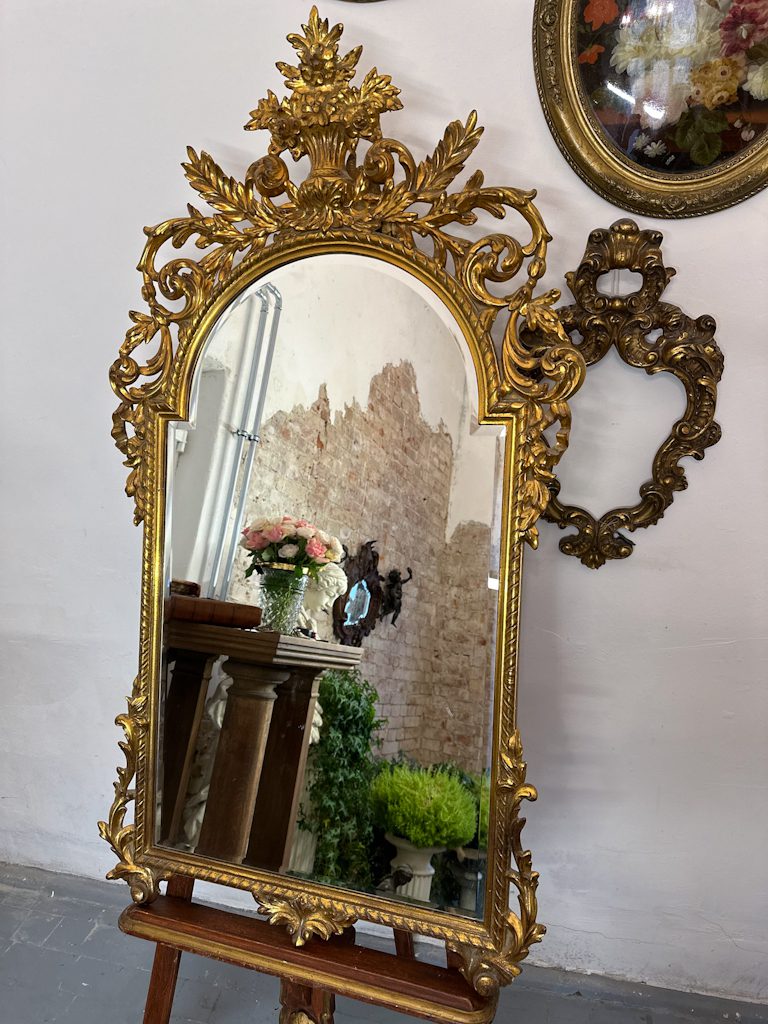 Liela Izmēra, Zelta Krāsas Spogulis (4616) - Image 1