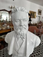 Maza-Vidēja Izmēra Žila Verna biste — ģipsis, Francija, 19. gs. beigas (4860) - Image 4