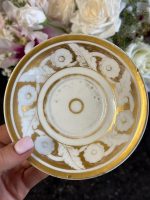 Antīka porcelāna krūzīte ar apakštasīti — Vieux Paris (Antique Porcelain Cup and Saucer) (6894) - Image 9