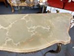 Antīka bronzas konsole ar oniksa virsmu — Luija XV rokoko stilā (Antique Bronze Console Table in Louis XV Rococo Style) (4857) - Image 17