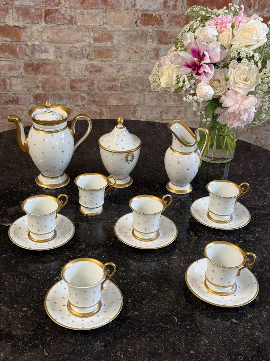 IMG_6653 antique vieux paris porcelain service white with gold decor tea set