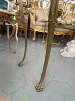 Antīka bronzas konsole ar oniksa virsmu — Luija XV rokoko stilā (Antique Bronze Console Table in Louis XV Rococo Style) (4857) - Image 21