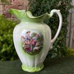 antique ceramic pitcher boch freres belgium 2635