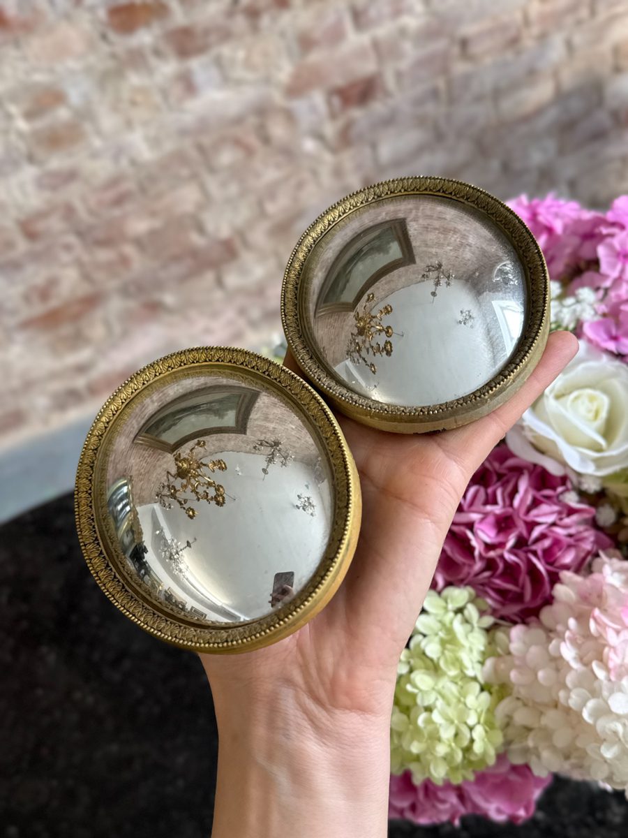 2gab maza izmēra izliekti spoguļi, maza izmēra, viegli pēc svara (7138) - Image 1