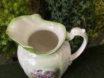 Antīka slavenā zīmola “Boch Frères” fajansa krūze — antique ceramic pitcher — Beļģija, ap 1900. gadu (2635) - Image 6