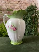 Antīka slavenā zīmola “Boch Frères” fajansa krūze — antique ceramic pitcher — Beļģija, ap 1900. gadu (2635) - Image 4