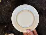 Antīka porcelāna servīze 5 personām, baltā krāsā ar zelta krāsas detalizāciju — Vieux Paris (Antique vieux paris porcelain service in Empire style) (6911) - Image 19