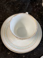 Antīka porcelāna tējas un kafijas servīze 7 personām ar zeltījumu — historisma stilā (Antique Porcelain Tea and Coffee Set for 7 Persons in Historicist Style) (6915) - Image 19