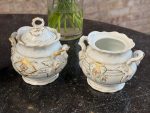 Antīka porcelāna tējas un kafijas servīze 7 personām ar zeltījumu — historisma stilā (Antique Porcelain Tea and Coffee Set for 7 Persons in Historicist Style) (6915) - Image 6