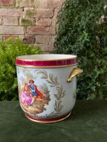 Porcelāna Kašpo ar Fragonard Galantās Ainas Gleznojumu — Vieux Paris, Francija, ap 1820.–1860. (2633) - Image 3