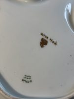 trīsdaļīgs porcelāna trauks ar zelta krāsas detalizāciju (6901) - Image 12