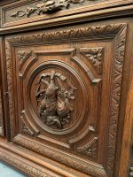 Monumental Oak Sideboard with Figural Carvings – Female Figures, Angels, Animals—Neo-Renaissance, Belgium, 19th Century - Image 10