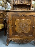 Rokoko-revival kommode med udskåret spejl — Louis XV-stil, Frankrig, ca. 1875 - Billede 12