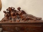 Monumental Oak Sideboard with Figural Carvings – Female Figures, Angels, Animals—Neo-Renaissance, Belgium, 19th Century - Image 14