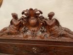 Monumental Oak Sideboard with Figural Carvings – Female Figures, Angels, Animals—Neo-Renaissance, Belgium, 19th Century - Image 13