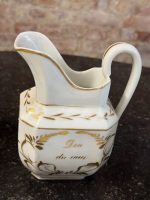 Antīka "De Fuisseaux Baudour" tējas/kafijas porcelāna servīze 11 personām (Antique Belgian Porcelain) (6907) krūzītes ar lielu tilpuma ietilpību (6907) - Image 7