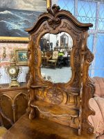 Rokoko-revival kommode med udskåret spejl — Louis XV-stil, Frankrig, ca. 1875 - Billede 3