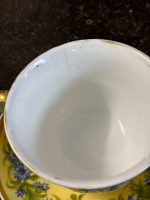 Antīka Tējas/Kafijas porcelāna servīze ar rudzupuķēm — Vieux Paris (Antique Porcelain Tea Set) (6902) - Image 7