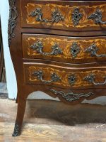 Medium-small sized **kumode** with 3 drawers and marble top (6618) - Image 10