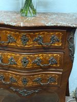 Medium-small sized **kumode** with 3 drawers and marble top (6618) - Image 9