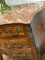 Medium-small sized **kumode** with 3 drawers and marble top (6618) - Image 8