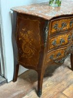 Medium-small sized **kumode** with 3 drawers and marble top (6618) - Image 4