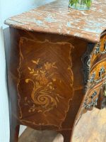 Medium-small sized **kumode** with 3 drawers and marble top (6618) - Image 5