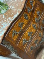 Medium-small sized **kumode** with 3 drawers and marble top (6618) - Image 15