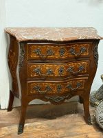 Medium-small sized **kumode** with 3 drawers and marble top (6618) - Image 2