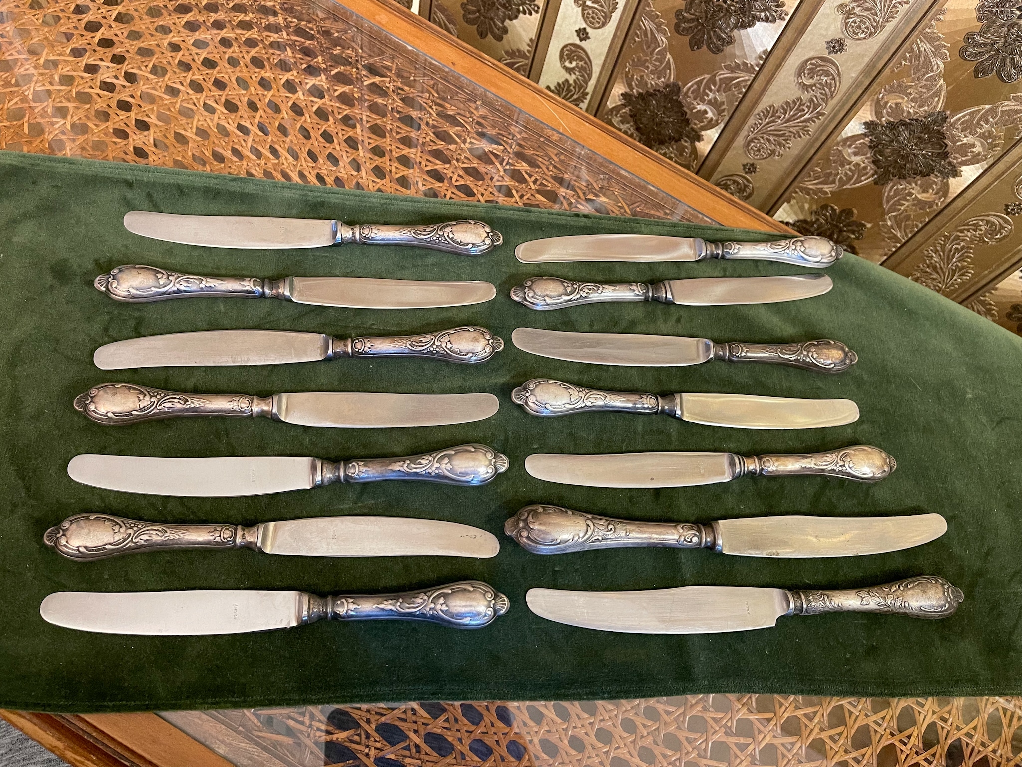 Bestik, 14 knive (920) - Billede 1