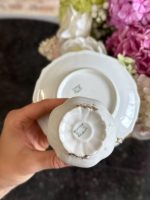 porcelāna krūzīte ar ziedu motīvu, maza izmēra (7302) - Image 5