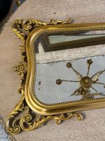 Zeltīts sienas spogulis - Luija XV stilā (Gilt Rococo Wall Mirror) (5577) - Image 9