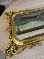 Zeltīts sienas spogulis - Luija XV stilā (Gilt Rococo Wall Mirror) (5577) - Image 6